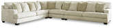 Fine Furniture & Decor - Ashley Furniture - Rawcliffe Sectional - LAF 4-Piece Sectional / Parchment - 19604S2