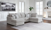 Fine Furniture & Decor - Ashley Furniture - Gabyleigh Sectional - LAF 2-Piece Sectional with Chaise / Nickel - 20904S1