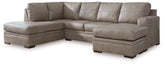 Fine Furniture & Decor - Ashley Furniture - Amuleto Sectional - RAF 2-Piece Sectional with Chaise / Desert - 22405S2