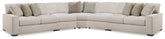 Fine Furniture & Decor - Ashley Furniture - Ballyton Sectional - RAF 3-Piece Sectional / Sand - 25102S1