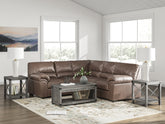Fine Furniture & Decor - Ashley Furniture - WillowBend Sectional - LAF 2-Piece Sectional / Caramel - PC27704S2