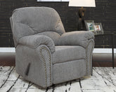 Fine Furniture & Decor - Ashley Furniture - Allmaxx Living Room - Rocker Recliner / Pewter - 2810525