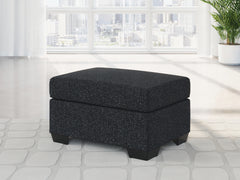 Fine Furniture & Decor - Ashley Furniture - Jasmine Peaks Living Room - Ottoman / Coal - 2890414