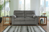 Fine Furniture & Decor - Ashley Furniture - Bindura Living Room - Glider Loveseat / Mineral - 3030578