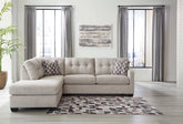 Fine Furniture & Decor - Ashley Furniture - Mahoney Sectional - LAF 2-Piece Sectional with Chaise / Chocolate - 31005S2