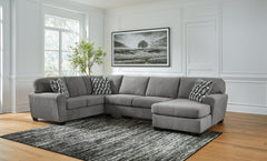 Fine Furniture & Decor - Ashley Furniture - Birkdale Court Sectional - RAF 3-Piece Sectional / Gray - 32402S3