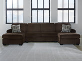 Fine Furniture & Decor - Ashley Furniture - Kimlee Sectional - RAF 2-Piece Super Chaise / Chocolate - PC35603S4