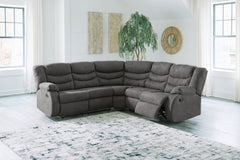 Fine Furniture & Decor - Ashley Furniture - Partymate Sectional - 2-Piece Reclining Sectional / Brindle - 36902S1