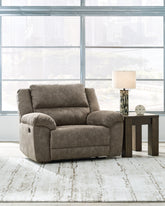 Fine Furniture & Decor - Ashley Furniture - Laresview Living Room - Zero Wall Wide Seat Recliner / Fossil - 3720352