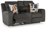 Fine Furniture & Decor - Ashley Furniture - Kanlow Living Room - Reclining Sofa / Honey - 3860588