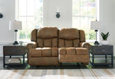 Fine Furniture & Decor - Ashley Furniture - Boothbay Living Room - 2 Seat Reclining Power Sofa / Auburn - 4470447