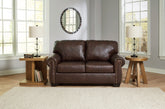 Fine Furniture & Decor - Ashley Furniture - Colleton Living Room - Loveseat / Dark Brown - 5210735