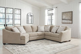 Fine Furniture & Decor - Ashley Furniture - Brogan Bay Sectional - 3-Piece Sectional with Cuddler / Cork - 52705S2