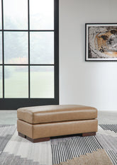 Fine Furniture & Decor - Ashley Furniture - Lombardia Living Room - Ottoman / Tumbleweed - 5730214