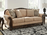 Fine Furniture & Decor - Ashley Furniture - Chelsworth Living Room - RAF Corner Chaise / Golden - PC5790516
