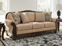 Fine Furniture & Decor - Ashley Furniture - Chelsworth Living Room - RAF Corner Chaise / Golden - PC5790516