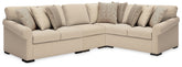 Fine Furniture & Decor - Ashley Furniture - LadyMae 4-Piece Sectional - 4-Piece Sectional - 59404S9