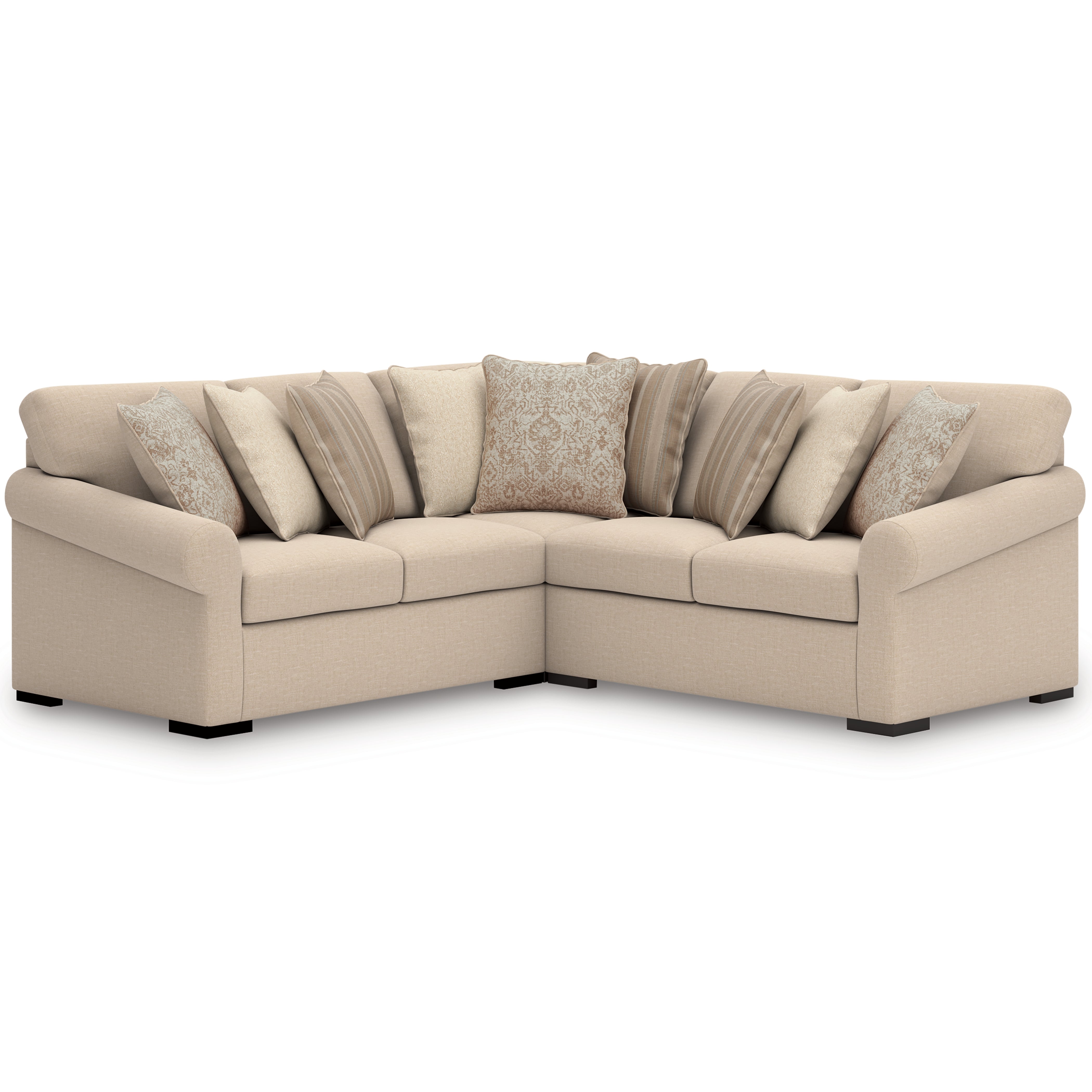 Fine Furniture & Decor - Ashley Furniture - LadyMae Sectional - 3-Piece Sectional / Twill - 59404S1
