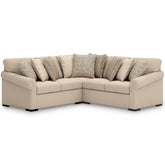 Fine Furniture & Decor - Ashley Furniture - LadyMae Sectional - 3-Piece Sectional / Twill - 59404S1
