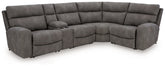 Fine Furniture & Decor - Ashley Furniture - Next-Gen DuraPella Sectional - 3-Piece Power Reclining Sectional Sofa / Slate - 61003S2