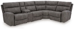 Fine Furniture & Decor - Ashley Furniture - Next-Gen DuraPella Sectional - 3-Piece Power Reclining Sectional Sofa / Slate - 61003S2