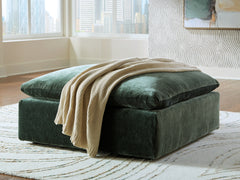 Fine Furniture & Decor - Ashley Furniture - Carriage View Living Room - Oversized Accent Ottoman / Jade - 7800108