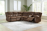 Fine Furniture & Decor - Ashley Furniture - Trail Boys Sectional - 2-Piece Reclining Sectional / Walnut - 82703S1