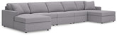 Fine Furniture & Decor - Ashley Furniture - Modmax 5-Piece Double Chaise Sectional - 5-Piece Double Chaise Sectional - 92104S125