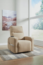 Fine Furniture & Decor - Ashley Furniture - Starganza Living Room - Power Lift Recliner / Taupe - 9370312
