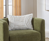 Fine Furniture & Decor - Ashley Furniture - Farissen Pillows - Pillow / White/Tan - A1001062P