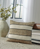 Fine Furniture & Decor - Ashley Furniture - Rueford Pillows - Pillow / Brown/Black/Natural - A1001063P