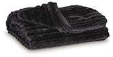 Fine Furniture & Decor - Ashley Furniture - Alsonwell Throw (Set of 3) - Throw (3/CS) / Black - A1001083
