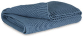 Fine Furniture & Decor - Ashley Furniture - Gayelery Throw - Throw / Blue - A1001087T