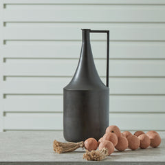 Fine Furniture & Decor - Ashley Furniture - Zainforth Vase - Vase / Distressed Brown - A2000694