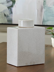 Fine Furniture & Decor - Ashley Furniture - Haddworth Jar - Jar / Antique White - A2000779