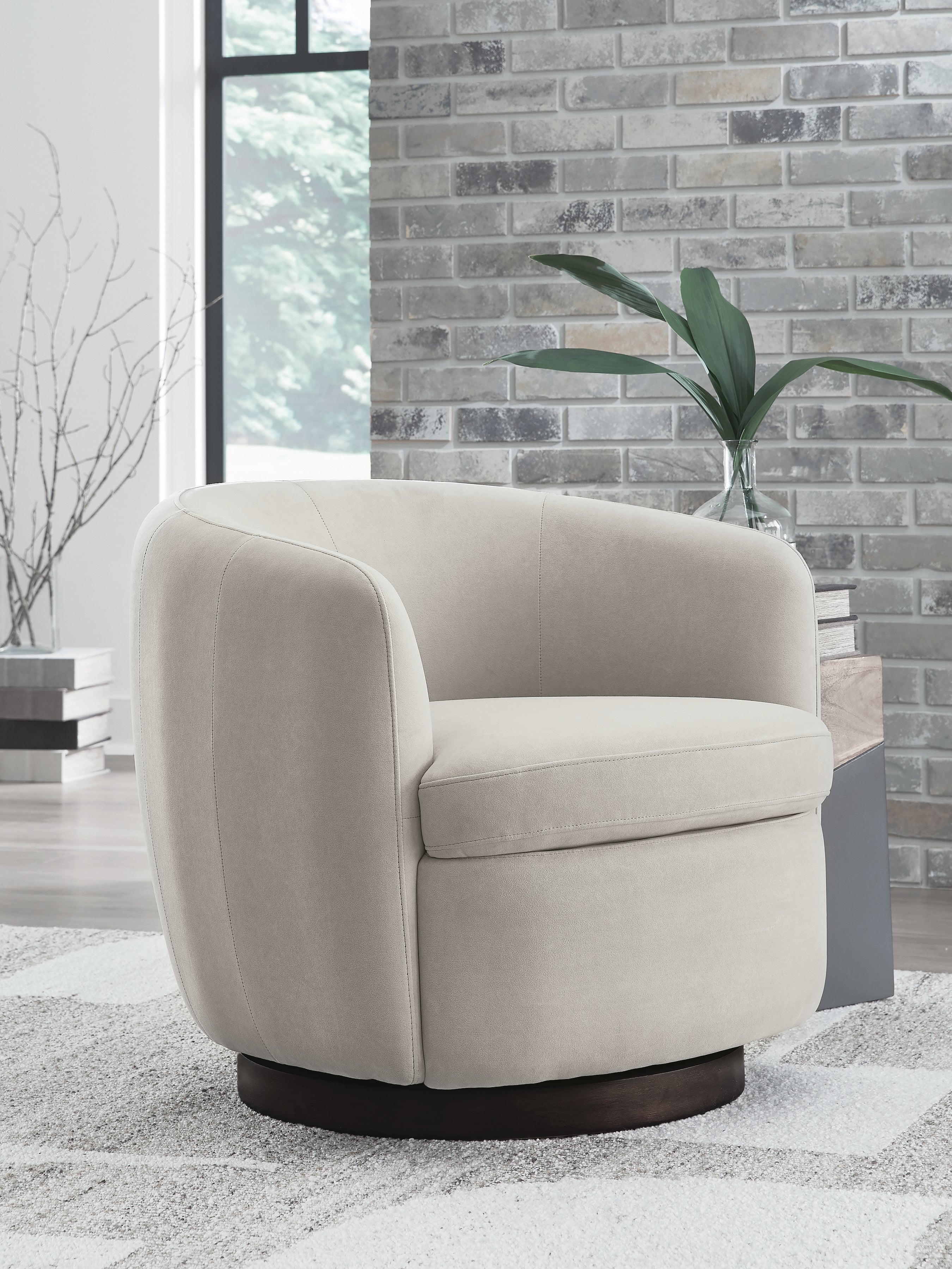 Fine Furniture & Decor - Ashley Furniture - Annbury Swivel Accent Chair - Swivel Accent Chair - A3000786