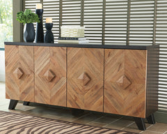 Fine Furniture & Decor - Ashley Furniture - Robin Ridge Accent Cabinet - Accent Cabinet / Two-tone Brown - A4000031