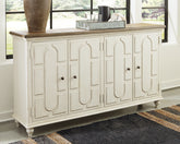 Fine Furniture & Decor - Ashley Furniture - Roranville Accent Cabinet - Accent Cabinet / Antique White - A4000268