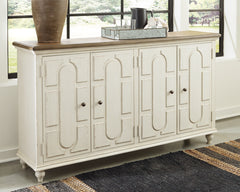 Fine Furniture & Decor - Ashley Furniture - Roranville Accent Cabinet - Accent Cabinet / Antique White - A4000268