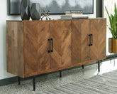 Fine Furniture & Decor - Ashley Furniture - Prattville Accent Cabinet - Accent Cabinet / Brown - A4000308