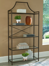 Fine Furniture & Decor - Ashley Furniture - Bernonly Bookcase - Bookcase / Antique Bronze Finish - A4000556