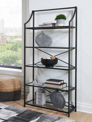Fine Furniture & Decor - Ashley Furniture - Dakerwell Bookcase - Bookcase / Antique Black - A4000557