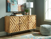 Fine Furniture & Decor - Ashley Furniture - Cadewick Accent Cabinet - Accent Cabinet / Natural - A4000570