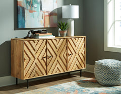 Fine Furniture & Decor - Ashley Furniture - Cadewick Accent Cabinet - Accent Cabinet / Natural - A4000570