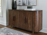 Fine Furniture & Decor - Ashley Furniture - Amickly Accent Cabinet - Accent Cabinet / Dark Brown - A4000571
