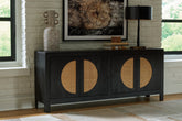 Fine Furniture & Decor - Ashley Furniture - Cliffiings Accent Cabinet - Accent Cabinet / Black/Natural - A4000575