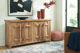 Fine Furniture & Decor - Ashley Furniture - Dresor Accent Cabinet - Accent Cabinet / Natural - A4000578