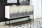 Fine Furniture & Decor - Ashley Furniture - Freyton Accent Cabinet - Accent Cabinet / White/Gray - A4000582