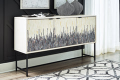 Fine Furniture & Decor - Ashley Furniture - Freyton Accent Cabinet - Accent Cabinet / White/Gray - A4000582