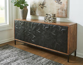 Fine Furniture & Decor - Ashley Furniture - Dorannby Accent Cabinet - Accent Cabinet / Black/Brown - A4000649